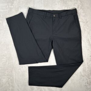 CRZ Yoga Pants Mens36W 36x30 Black Performance Chino Commuter Stretch Golf Dress